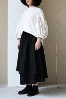 Women Asymmetrical Black Skirt