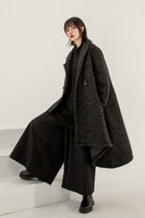 Women Winter Irregular Wool Coat